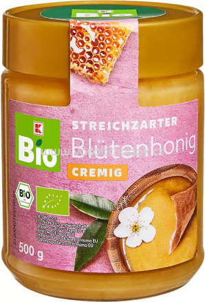 K-Bio Streichzarter Blütenhonig Cremig, 500g