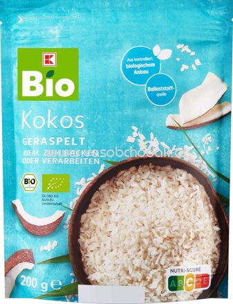 K-Bio Kokos geraspelt, 200g