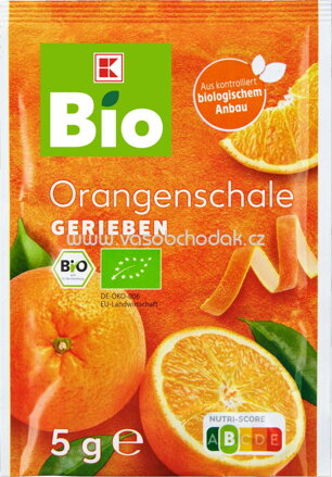 K-Bio Orangenschale Gerieben, 5g