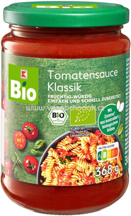 K-Bio Tomatensauce Klassik, 368g