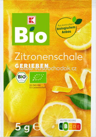 K-Bio Zitronenschale Gerieben, 5g