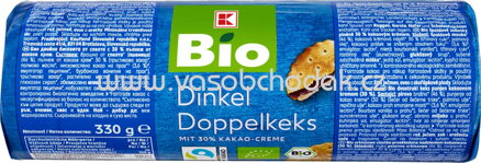 K-Bio Dinkel Doppelkeks, 330g