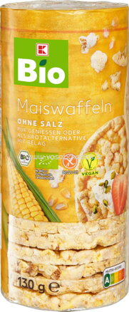 K-Bio Maiswaffeln ohne Salz, 130g