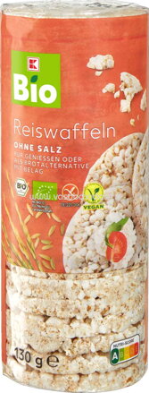 K-Bio Reiswaffeln ohne Salz, 130g