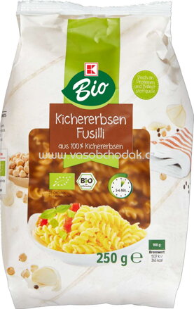 K-Bio Kichererbsen Fusilli, 250g