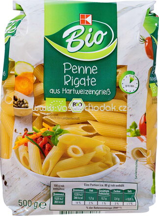 K-Bio Penne Rigate, 500g