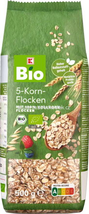 K-Bio 5 Korn Flocken, 500g