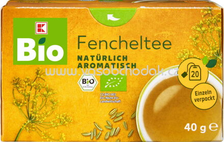 K-Bio Fencheltee, natürlich aromatisch, 20 Beutel