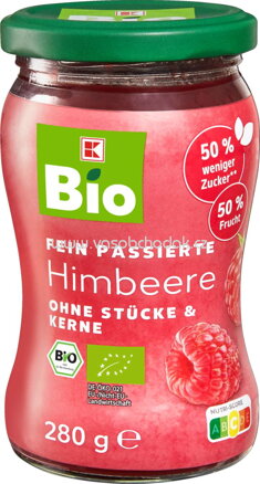 K-Bio Konfitüre Fein Passierte Himbeere, 280g