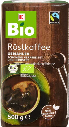 K-Bio Röstkaffee gemahlen, 500g