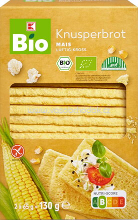 K-Bio Knusperbrot Mais, 130g