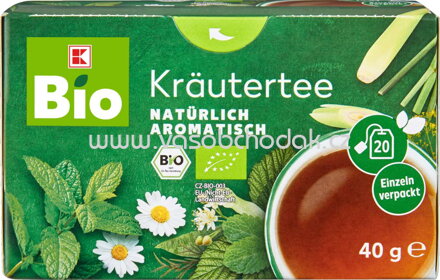 K-Bio Kräutertee, natürlich aromatisch, 20 Beutel