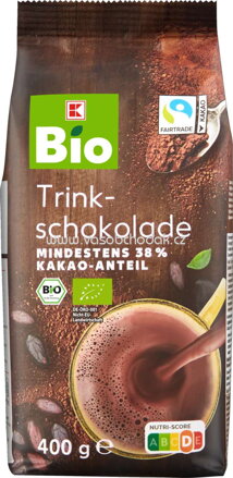 K-Bio Trinkschokolade, Beutel, 400g