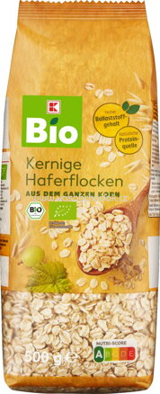 K-Bio Kernige Haferflocken, 500g