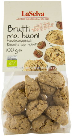 LaSelva Brutti ma buoni alle nocciole - Haselnussgebäck, 100g