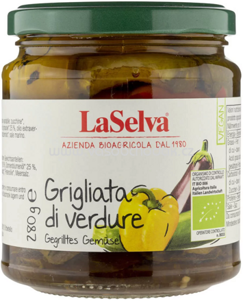 LaSelva Gegrilltes Gemüse in Öl, 280g