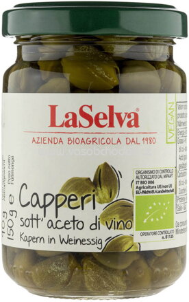 LaSelva Kapern in Weinessig, 150g