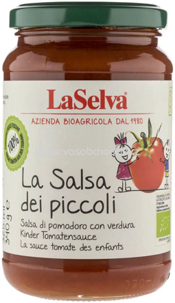 LaSelva Kinder Tomatensauce mit Gemüse, 340g