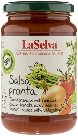 LaSelva Tomatensauce mit Gemüse, 340g