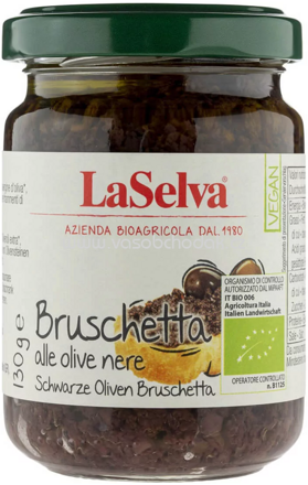 LaSelva Scharze Oliven Bruschetta, 130g
