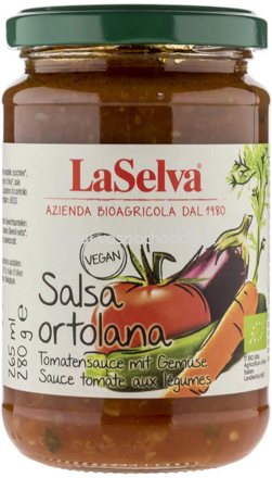 LaSelva Tomatensauce mit Gemüse, 280g