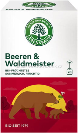 Lebensbaum Beeren & Waldmeister Tee, 20 Beutel