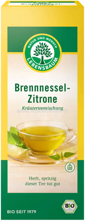 Lebensbaum Brennnessel-Zitrone Tee, 20 Beutel