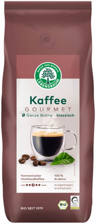 Lebensbaum Kaffee Gourmet, klassisch, ganze Bohnen, 1kg