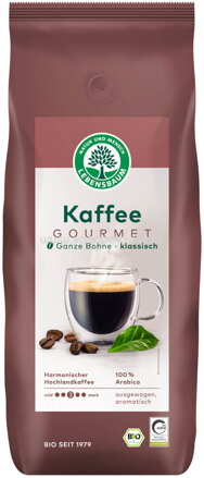 Lebensbaum Kaffee Gourmet, klassisch, ganze Bohnen, 1kg