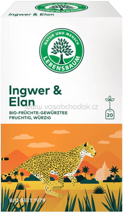 Lebensbaum Ingwer & Elan Tee, 20 Beutel
