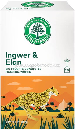 Lebensbaum Ingwer & Elan Tee, 20 Beutel