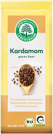 Lebensbaum Kardamom, ganze Saat, 50g