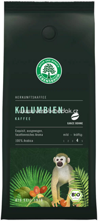 Lebensbaum Kaffee Kolumbien Hacienda, ganze Bohnen, 250g