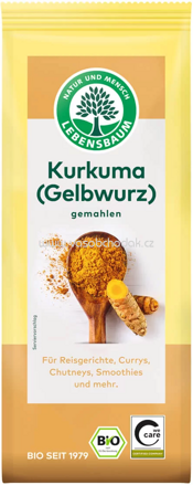 Lebensbaum Kurkuma (Gelbwurz), gemahlen, 50g