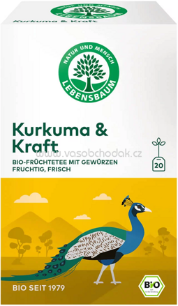 Lebensbaum Kurkuma & Kraft Tee, 20 Beutel
