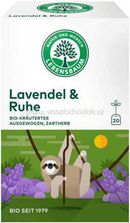 Lebensbaum Lavendel & Ruhe Tee, 20 Beutel