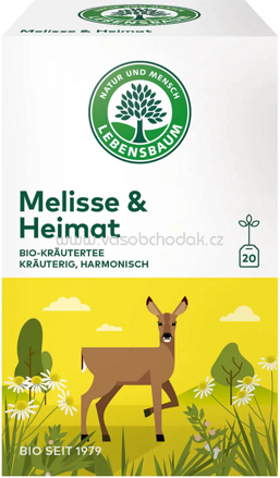 Lebensbaum Melisse & Heimat Tee, 20 Beutel