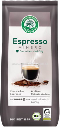Lebensbaum Kaffee Espresso Minero, gemahlen, 250g