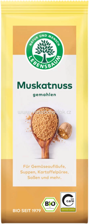 Lebensbaum Muskatnuss, gemahlen, 40g