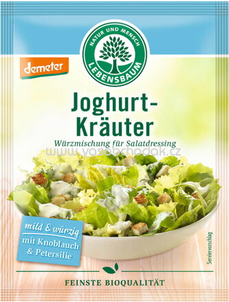 Lebensbaum Salatdressing Joghurt-Kräuter, 3x5g