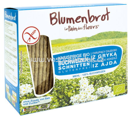 Primeal Blumenbrot Buchweizen Schnitte ohne Zucker 150g