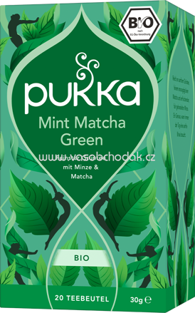 Pukka Mint Matcha Green, 20 Beutel