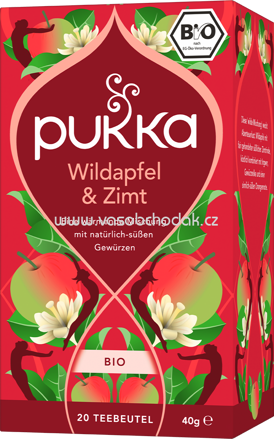 Pukka Wildapfel & Zimt, 20 Beutel