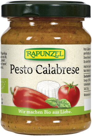 Rapunzel Pesto Calabrese, 130ml