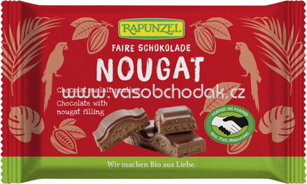 Rapunzel Nougat Schokolade, 100g