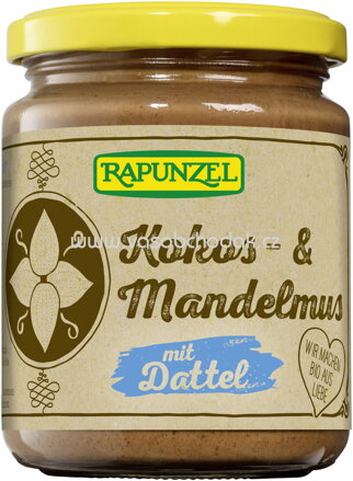 Rapunzel Kokos- & Mandelmus mit Dattel, 250g