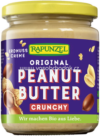 Rapunzel Peanutbutter Crunchy, 250g