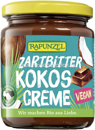 Rapunzel Zartbitter-Kokos-Creme, 250g