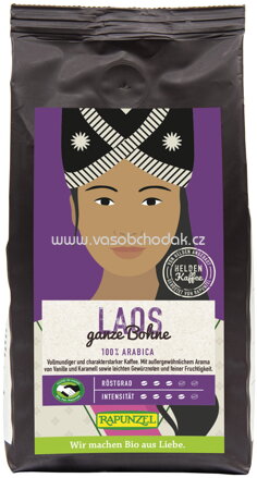 Rapunzel Heldenkaffee Laos, ganze Bohne, 250g