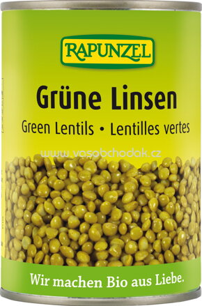 Rapunzel Grüne Linsen in der Dose, 400g